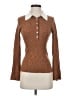 Ann Taylor LOFT Brown Tan Long Sleeve Top Size S - photo 1