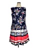 Taylor Print Blue Casual Dress Size 16 - photo 1