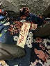 Red Camel Blue 3/4 Sleeve Blouse Size S - photo 7