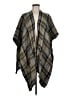 Woolrich 100% Acrylic Checkered-gingham Plaid Gray Kimono One size - photo 1