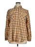 J.Crew 100% Cotton Plaid Orange Long Sleeve Button-Down Shirt Size 16 - photo 1