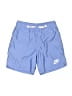 Nike 100% Polyester Blue Athletic Shorts Size 6 - photo 1