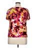 AB Studio Pink Short Sleeve Blouse Size XL - photo 2
