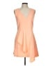 Alice + Olivia 100% Polyester Solid Orange Cocktail Dress Size 10 - photo 1