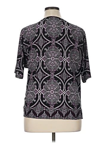 Roz & Ali Short Sleeve Blouse (view 2)