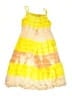 Monsoon 100% Viscose Tie-dye Yellow Dress Size 9 - photo 1
