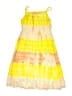 Monsoon 100% Viscose Tie-dye Yellow Dress Size 9 - photo 2
