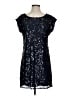 Laundry by Design 100% Polyester Stars Black Cocktail Dress Size S - photo 1