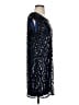 Laundry by Design 100% Polyester Stars Black Cocktail Dress Size S - photo 4