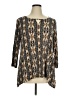 Ruby Rd. Brown 3/4 Sleeve T-Shirt Size XL - photo 1