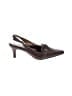 White Mt. Brown Heels Size 6 - photo 1