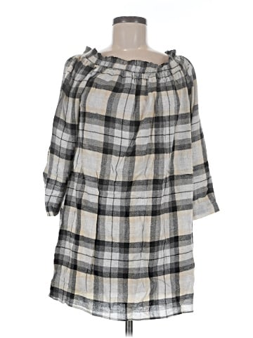 Zara Basic 3/4 Sleeve Blouse (view 1)