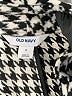 Old Navy 100% Polyester Houndstooth Black Coat Size S - photo 6