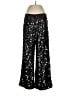 J.Crew Collection 100% Polyester Stars Black Casual Pants Size M - photo 1