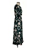 Nina Leonard Print Teal Casual Dress Size S - photo 4