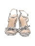 Ann Taylor Stripes Gray Sandals Size 7 - photo 2