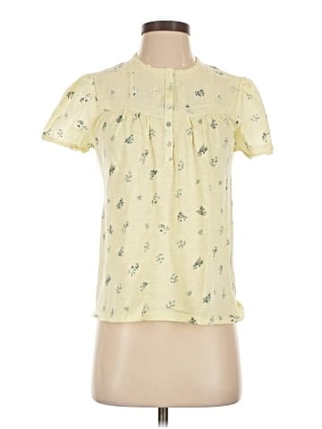 Lucky Brand Short Sleeve Blouse (view 1)