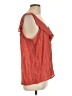 Harve Benard Orange Sleeveless Blouse Size L - photo 4