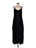 Ours Solid Black Casual Dress Size L - photo 1