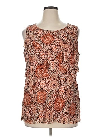 Roz & Ali Sleeveless Blouse (view 1)