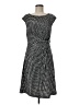 212 Collection 100% Polyester Houndstooth Black Casual Dress Size M - photo 1