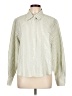 Finley Checkered-gingham Yellow Long Sleeve Blouse Size L - photo 1