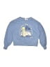 Roxy Girl Graphic Blue Pullover Sweater Size 10 - photo 1
