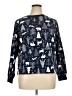 Old Navy 100% Polyester Print Blue Pullover Sweater Size XL - photo 1