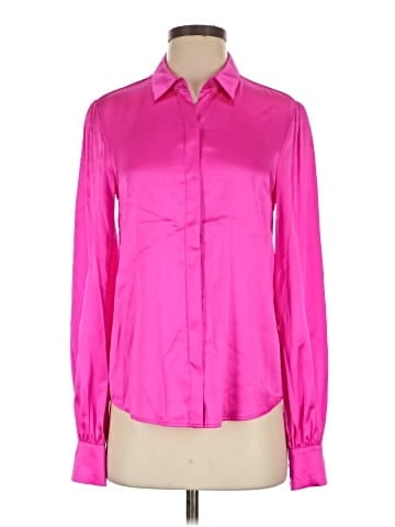 Generation Love Long Sleeve Silk Top (view 1)