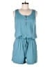 Yibock Solid Teal Romper Size M - photo 1
