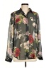 Gilli 100% Polyester Floral Gray Long Sleeve Blouse Size 8 - photo 1