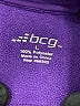 Bcg 100% Polyester Purple Track Jacket Size L - photo 6