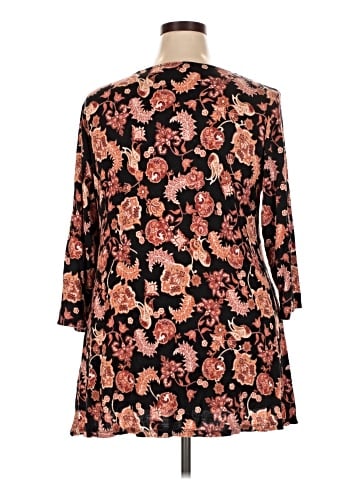Rose + Olive 3/4 Sleeve Blouse (view 2)