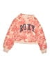 Roxy Floral Orange Sweatshirt Size 7 - 8 - photo 1