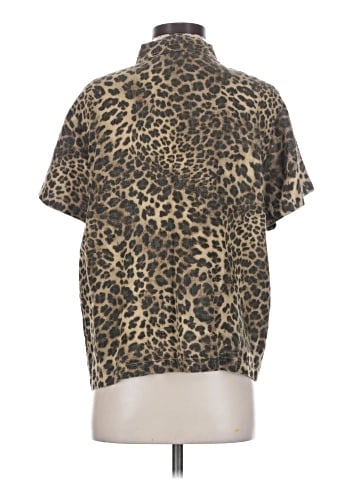 Hot Cotton Short Sleeve Blouse (view 2)
