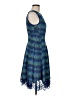 Maia Tweed Blue Cocktail Dress Size 8 - photo 4