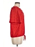 Fred David Red Short Sleeve Blouse Size M - photo 4