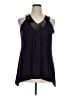 Fashion Bug Purple Sleeveless Blouse Size 0X - photo 1