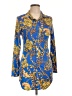 Love J Blue Long Sleeve Blouse Size L - photo 1