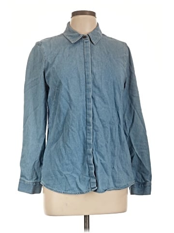 CALVIN KLEIN JEANS Long Sleeve Button-Down Shirt (view 1)