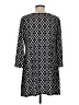 Grayson Argyle Black Casual Dress Size Med (3) - photo 2
