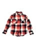 Faded Glory 100% Cotton Plaid Red Long Sleeve Button-Down Shirt Size 8 - photo 1