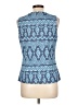 J. McLaughlin Blue Sleeveless Blouse Size L - photo 2
