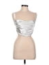 Beginning Boutique Silver Sleeveless Top Size 6 - photo 1