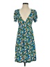 Lush Floral Blue Casual Dress Size XXS (estimated) - photo 1
