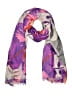 Forever 21 100% Polyester Floral Purple Scarf One size - photo 1