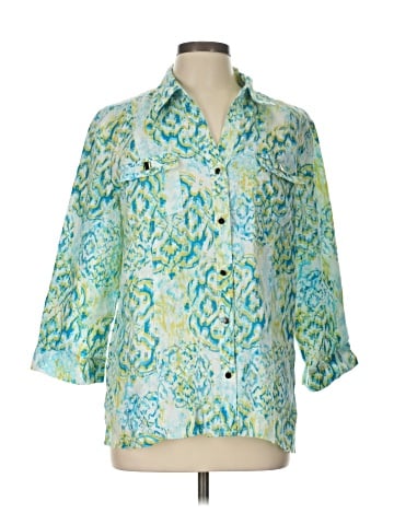 JM Collection 3/4 Sleeve Blouse (view 1)