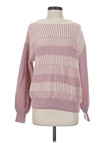 Line & Dot Pullover Sweater (view 1)