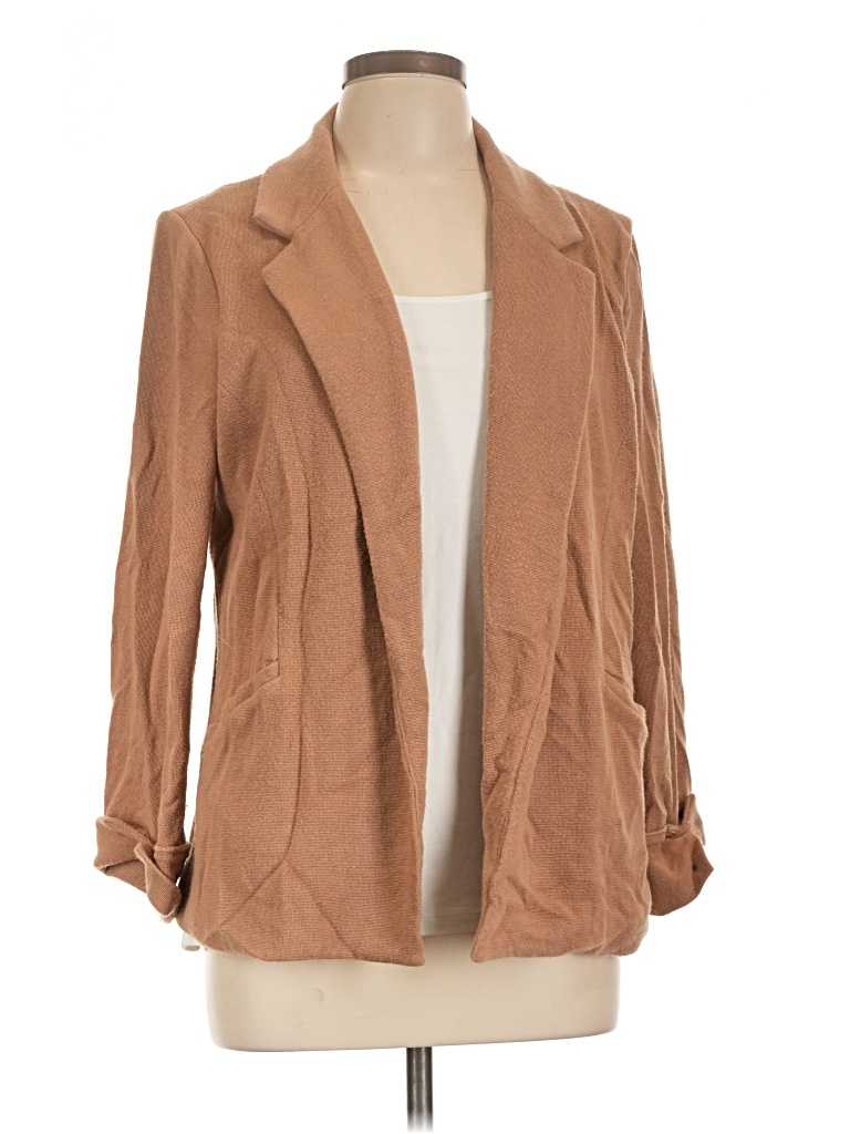 Pre-owned Skies Are Blue Blazer Jacket In Tan