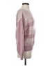 Line & Dot 100% Polyester Stripes Pink Pullover Sweater Size S - photo 4